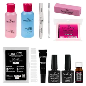 Kit-uri pentru Unghii Gel - Găsește Ce ți Se Potriveșta kit unghii false cu tipsuri soak off basic express