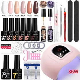 Kituri pentru Unghii Gel - Găsește Cele Mai Bune Oferta Kit unghii manichiura oja semipermanenta NW4