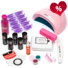 Kit-uri de Oje Semipermanente - Calitate și Varietata Kit unghii Oja Semipermanenta Conny's 3in1 #4