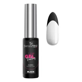 Liner Gel - Precizie și Stil în Machiaj Liner Gel UV pentru Pictura Unghii - SensoPRO Milano Classic Black