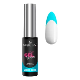 Liner Gel - Precizie și Stil în Machiaj Liner Gel UV pentru Pictura Unghii - SensoPRO Milano Classic Light Blue