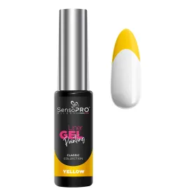 Liner Gel - Precizie și Stil în Machiaj Liner Gel UV pentru Pictura Unghii SensoPRO Milano Classic - Yellow 8ml