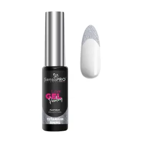 Liner Gel - Precizie și Stil în Machiaj Liner Gel - Pictura Unghii SensoPRO Milano Platinum - Titanium Shine 8ml