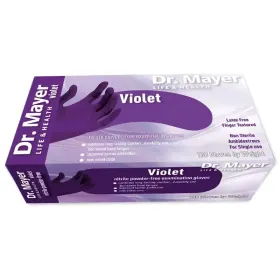 Mănuși de protecție pentru siguranță și confort mănuși de protecție Dr.Mayer din nitril violet mărimea S