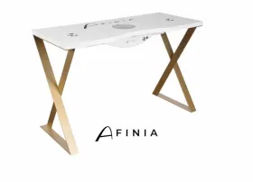 Masa Manichiura - Spațiu Ideal pentru Îngrijirea Unghiilor masă manichiură AFINIA ART DECO cu aspirator incorporabil
