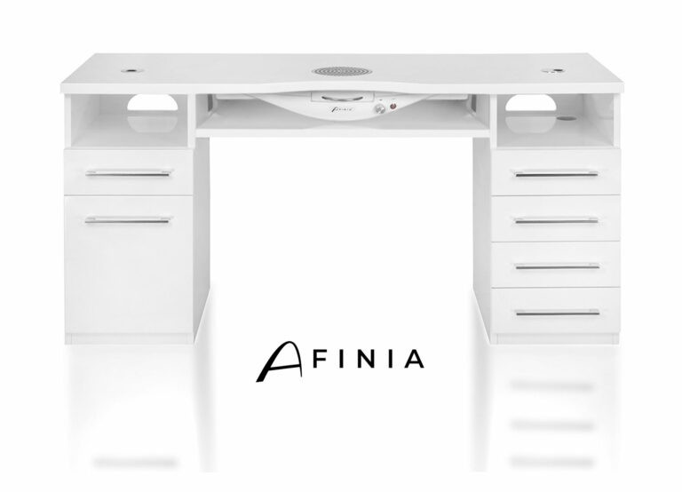 Masa Manichiura - Spațiu Ideal pentru Îngrijirea Unghiilor Masa manichiura cu aspirator incorporabil AFINIA FULL-BODIED – SK03