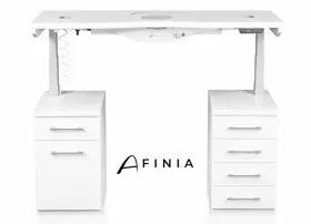 Masa Manichiura - Spațiu Ideal pentru Îngrijirea Unghiilor masă manichiură cu aspirator incorporabil reglabil UP&DOWN AFINIA