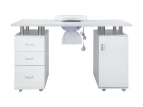 Masa Manichiura - Spațiu Ideal pentru Îngrijirea Unghiilor masă manichiură cu suport și aspirator incorporat