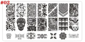 Matrițe Metalice pentru Designul Unghiilor Matriță Metalică pentru Designul Unghiilor Model BC-02