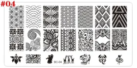 Matrițe Metalice pentru Designul Unghiilor matrita metalica pentru designul unghiilor model BC-04