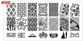 Matrițe Metalice pentru Designul Unghiilor matrita metalica pentru designul unghiilor model BC-06