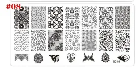 Matrițe Metalice pentru Designul Unghiilor matriță metalică pentru designul unghiilor model BC-08