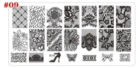 Matrițe Metalice pentru Designul Unghiilor matrita metalica pentru designul unghiilor model BC-09