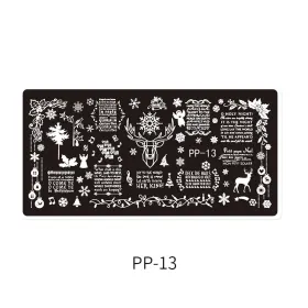 Matrițe Metalice pentru Designul Unghiilor matrita metalica model PP-13