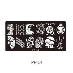 Matrițe Metalice pentru Designul Unghiilor matrită metalică model PP-14