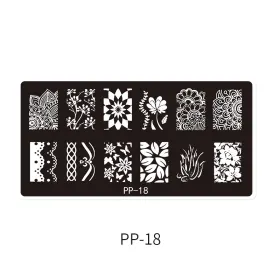 Matrițe Metalice pentru Designul Unghiilor matrita metalica model PP-18