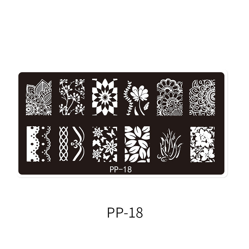 Matrițe Metalice pentru Designul Unghiilor matrita metalica model PP-18