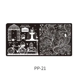 Matrițe Metalice pentru Designul Unghiilor matriță metalică model PP-21 pentru designul unghiilor