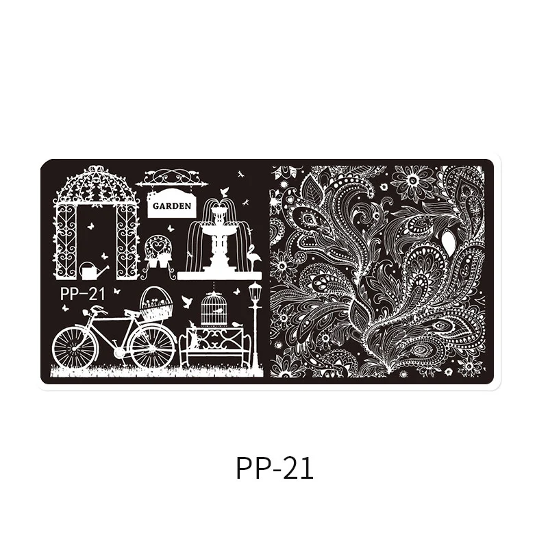 Matrițe Metalice pentru Designul Unghiilor matriță metalică model PP-21 pentru designul unghiilor