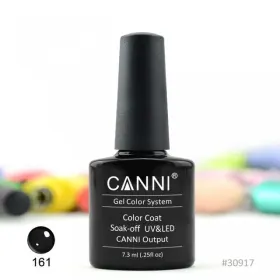Oja Semipermanenta CANNI - Răsfăț pentru Unghiile Tala Oja Semipermanenta CANNI 161 BLACK