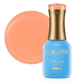 Oja LUXORISE 15ml - Culoare și Strălucire pentru Unghi Oja LUXORISE 15ml - Malibu Peach pentru Unghii Strălucitoare