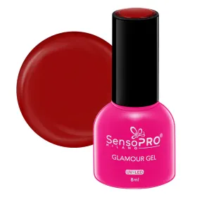 Oja Glamour SensoPRO 8ml - Eleganță și Stil pentru Unghi Oja Semipermanenta Glamour Gel SensoPRO 8ml - Red Dinasty #06