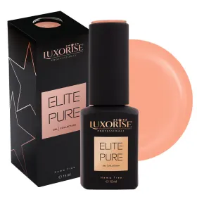 Oja ELITE PURE LUXORISE 15ml - Culoare și Strălucira Oja Semipermanenta Hema Free LUXORISE ELITE PURE - Blushing Quartz, 15ml