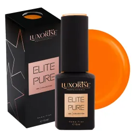 Oja ELITE PURE LUXORISE 15ml - Culoare și Strălucira Oja Semipermanenta Hema Free LUXORISE ELITE PURE - Citrus Burst, 15ml