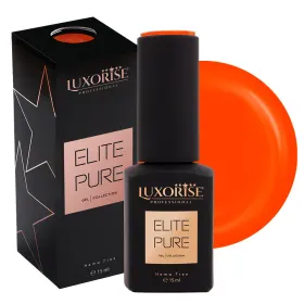 Oja ELITE PURE LUXORISE 15ml - Culoare și Strălucira Oja Semipermanenta Hema Free LUXORISE ELITE PURE - Coral Burst 15ml