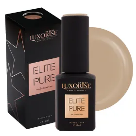 Oja ELITE PURE LUXORISE 15ml - Culoare și Strălucira Oja Semipermanenta Hema Free LUXORISE ELITE PURE - Delicate Mink, 15ml