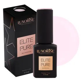 Oja ELITE PURE LUXORISE 15ml - Culoare și Strălucira Oja Semipermanenta Hema Free LUXORISE ELITE PURE - Delicate Petal, 15ml