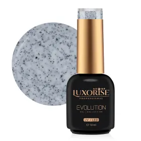 Oja Evolution LUXORISE 10ml - Culoare și Strălucira Oja Semipermanenta LUXORISE Evolution - Black Cookies 10ml
