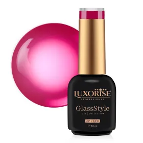 Oja GlassStyle LUXORISE 10ml - Eleganță și Strălucira Oja Semipermanenta LUXORISE GlassStyle - Berry Whimsy 10ml