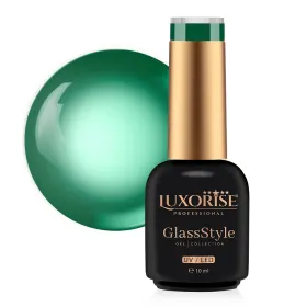 Oja GlassStyle LUXORISE 10ml - Eleganță și Strălucira Oja Semipermanenta LUXORISE GlassStyle - Emerald Secret 10ml