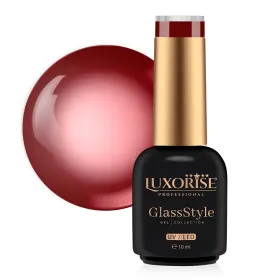 Oja GlassStyle LUXORISE 10ml - Eleganță și Strălucira Oja Semipermanenta LUXORISE GlassStyle - Tangerine Dream 10ml
