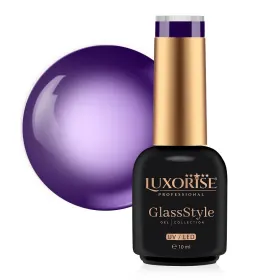 Oja GlassStyle LUXORISE 10ml - Eleganță și Strălucira Oja Semipermanenta LUXORISE GlassStyle - Violet Macaroon 10ml