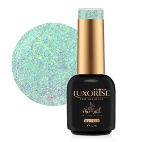 Oja Mermaid LUXORISE - Culoare și Strălucire pentru Unghi Oja Semipermanenta LUXORISE Mermaid - Lagoon Treasure 10ml