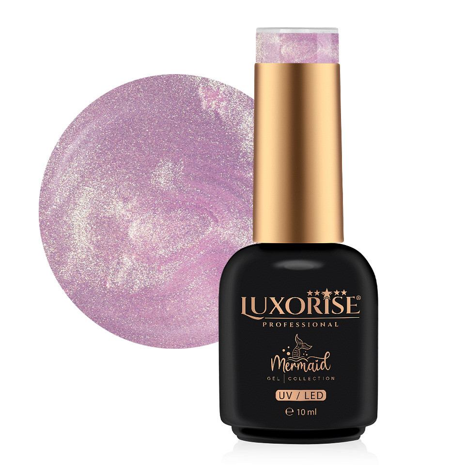 Oja Mermaid LUXORISE - Culoare și Strălucire pentru Unghi Oja Semipermanenta LUXORISE Mermaid - Pink Reef 10ml