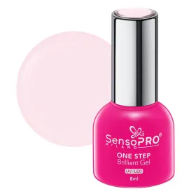 Oja OneStep SensoPRO 8ml - Strălucire și ușurință în aplicara Oja Semipermanenta One Step SensoPRO 8ml - Crushing Nude #110