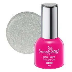 Oja OneStep SensoPRO 8ml - Strălucire și ușurință în aplicara Oja Semipermanenta One Step SensoPRO 8ml - Diamond Sparkle #76