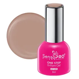 Oja OneStep SensoPRO 8ml - Strălucire și ușurință în aplicara Oja Semipermanenta One Step Brilliant Gel SensoPRO 8ml