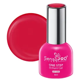 Oja OneStep SensoPRO 8ml - Strălucire și ușurință în aplicara Oja Semipermanenta One Step SensoPRO 8ml - Red Strawberry #05