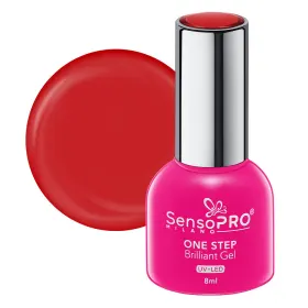 Oja OneStep SensoPRO 8ml - Strălucire și ușurință în aplicara Oja Semipermanenta One Step Brilliant Gel SensoPRO 8ml