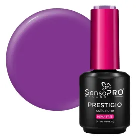 Oja PRESTIGIO SensoPRO 15ml - Culoare și Strălucira Oja Semipermanenta PRESTIGIO SensoPRO 15ml - Puple Wave