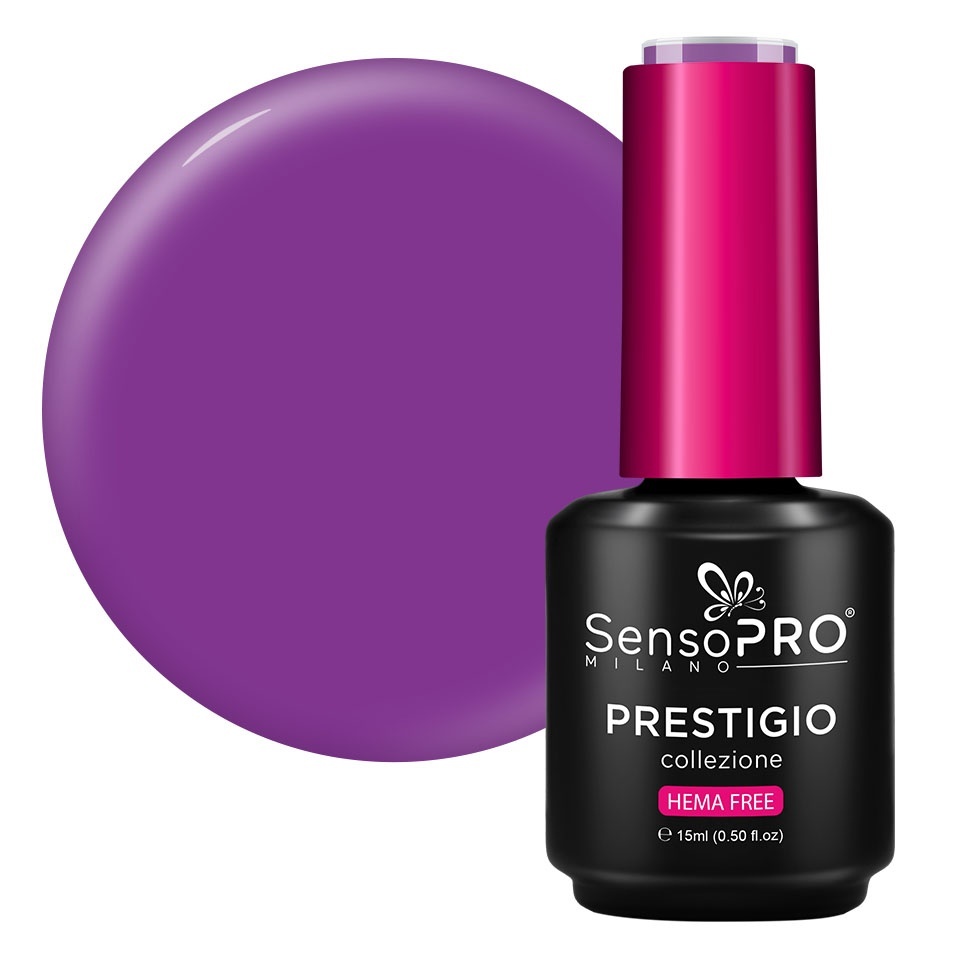 Oja PRESTIGIO SensoPRO 15ml - Culoare și Strălucira Oja Semipermanenta PRESTIGIO SensoPRO 15ml - Puple Wave