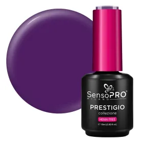 Oja PRESTIGIO SensoPRO 15ml - Culoare și Strălucira Oja Semipermanenta PRESTIGIO SensoPRO 15ml - Violet Eclipse