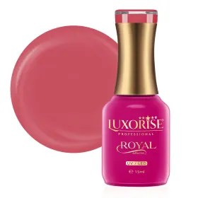 Oja LUXORISE 15ml - Culoare și Strălucire pentru Unghi Oja LUXORISE Semipermanenta Royal Rose 15ml