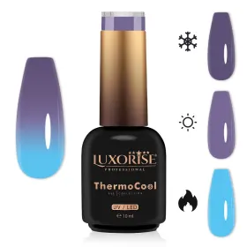 Oja Termică LUXORISE - Inovație și Stil pentru Unghiile Tala Oja Semipermanenta Termica LUXORISE - Mystic Sky 10ml