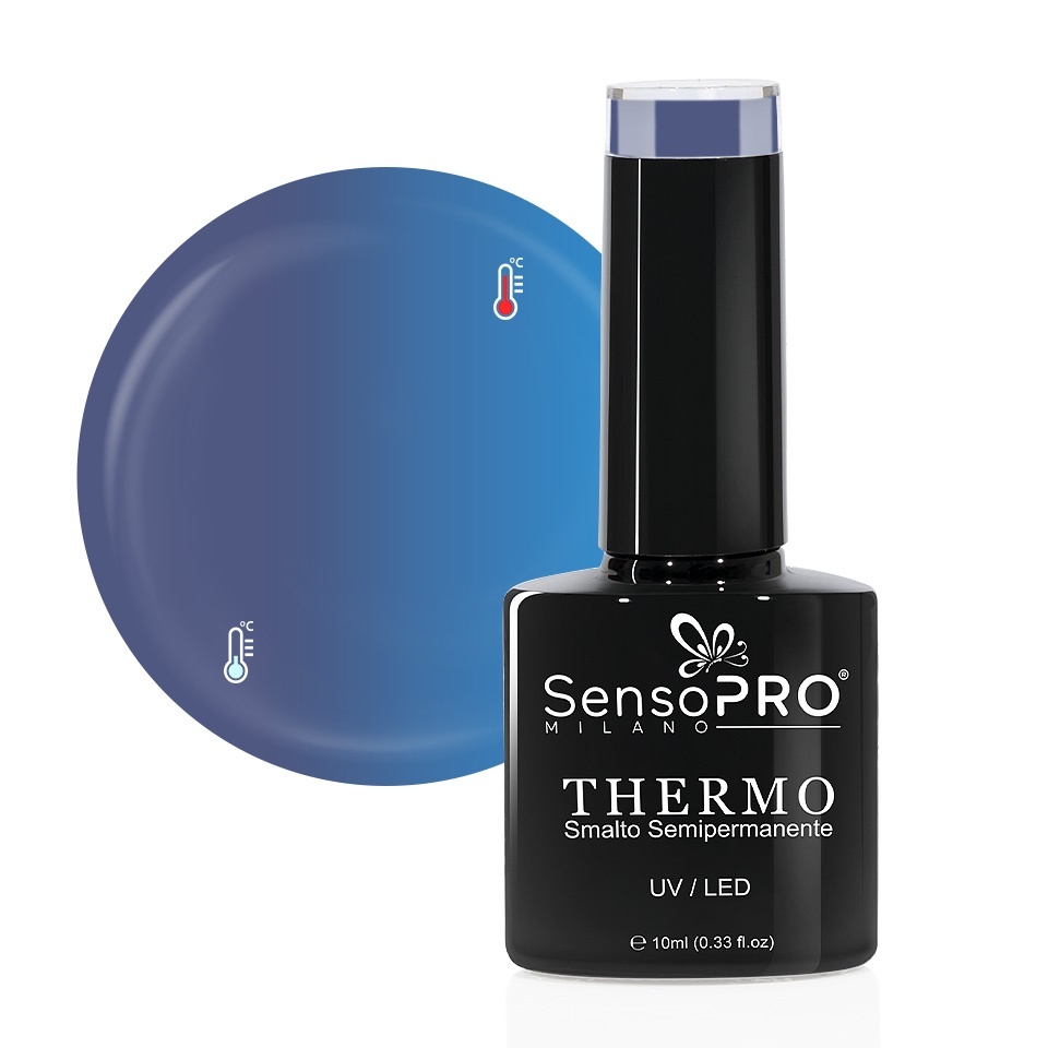 Oja Termica SensoPRO - Inovație pentru Unghii Perfecta Oja Semipermanenta Termica SensoPRO - Ocean Splash 10ml
