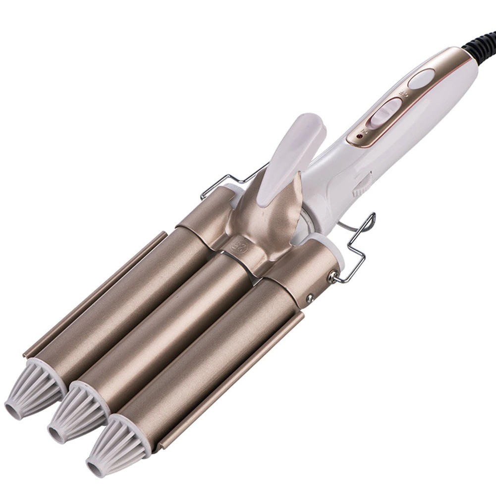 Ondulator Electric Profesional Cu 3 Elemente Ceramice Pentru Bucle Lejere 98W